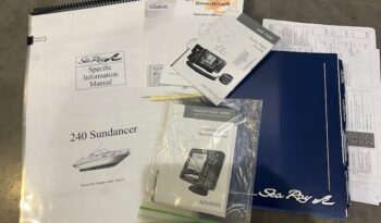 2007 Sea Ray Sundancer 240 paperwork